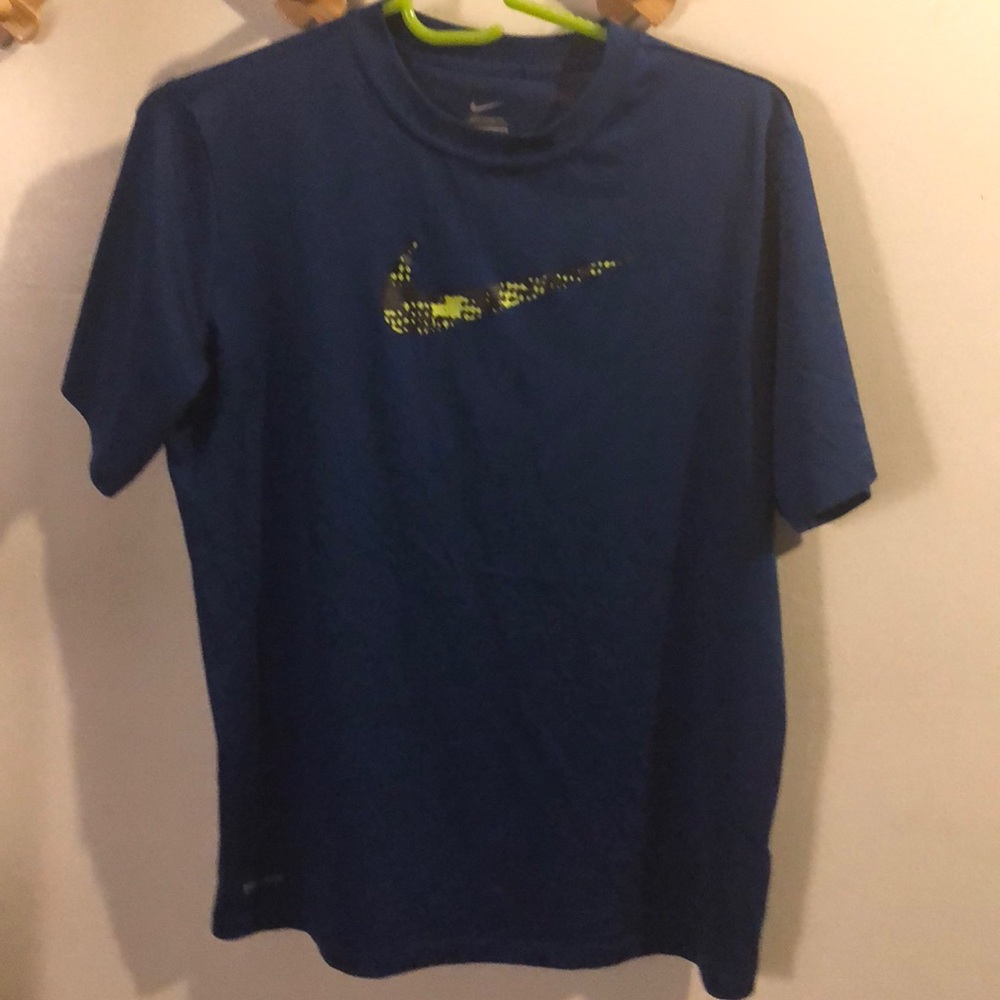 Nike blue green workout top size L fits s